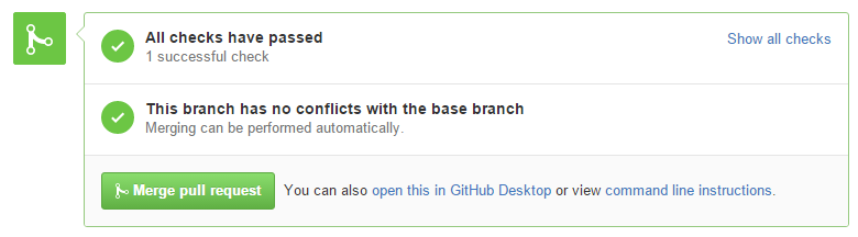 Successful build for pull request